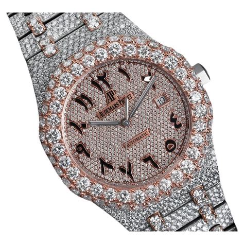 fake iced out audemars piguet|full iced out watches.